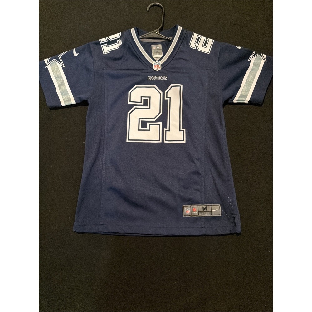 Dallas Cowboys Ezekiel Elliott #21 NFL On Field Jersey Youth Medium